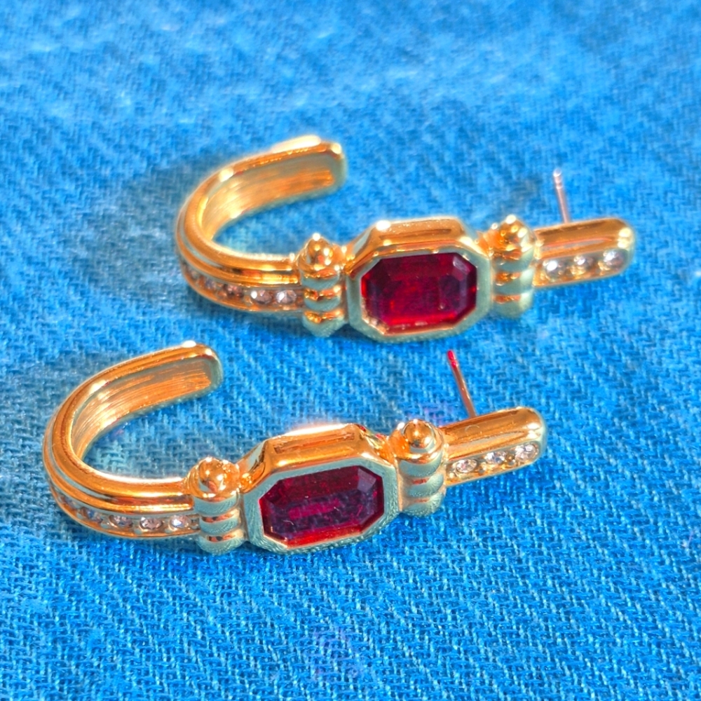 Swarovski Gold Toned Earrings